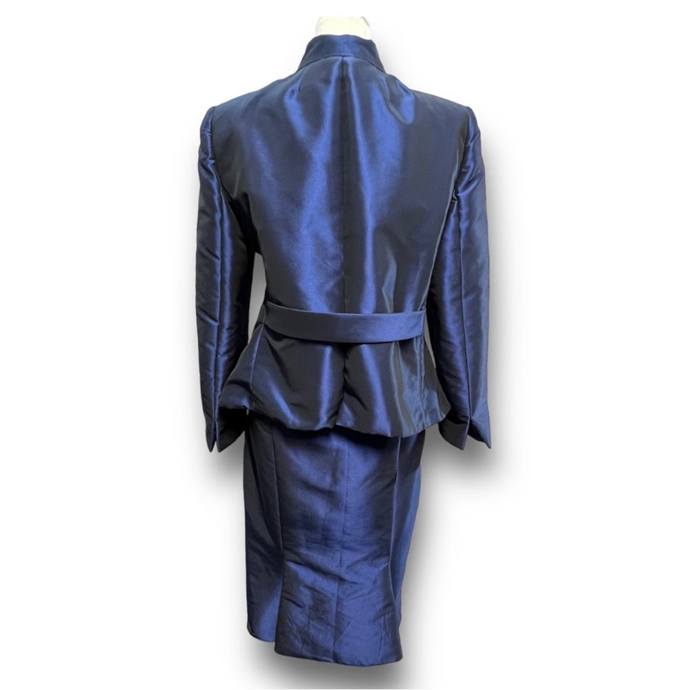 Armani Collezioni Blue Blazer & Skirt Set - Picture 6 of 13